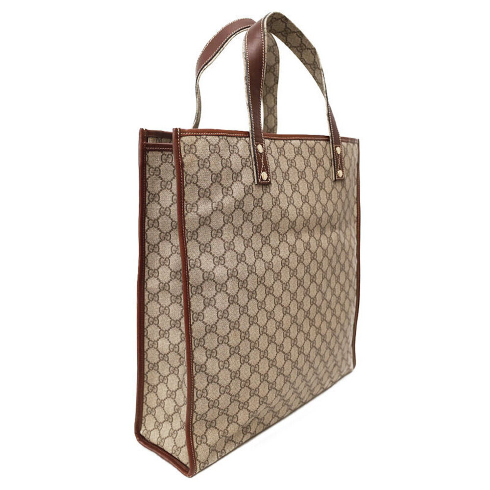 Gucci GG Supreme Web Loop Tote bag Brown - Picture 2 of 9